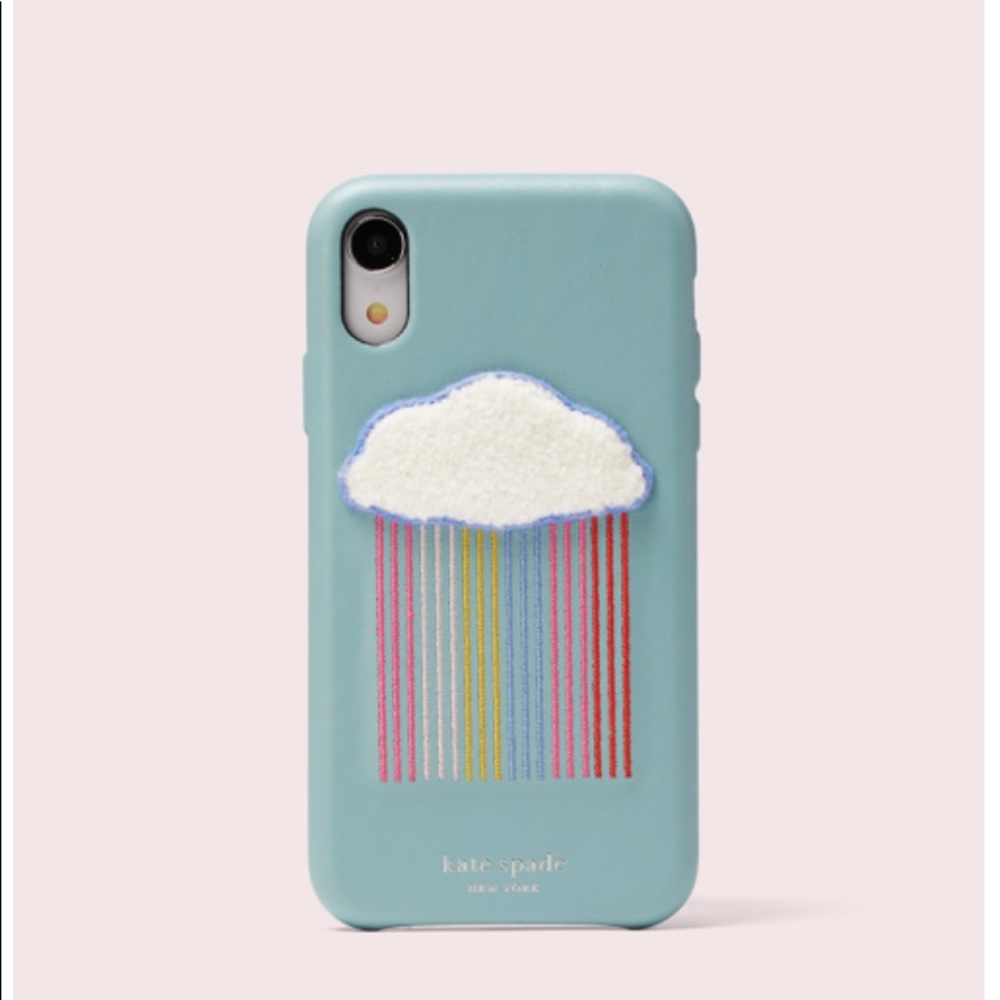 Kate Spade rainbow cloud iPhone XR case